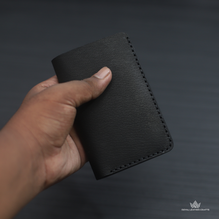 Vertical wallet Design 1 - Black